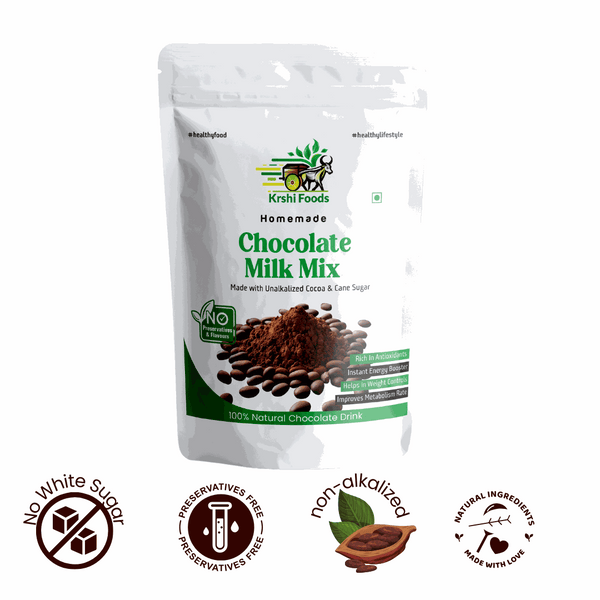 Natural Hot Chocolate Instant Mix with Cocoa & Cane Sugar