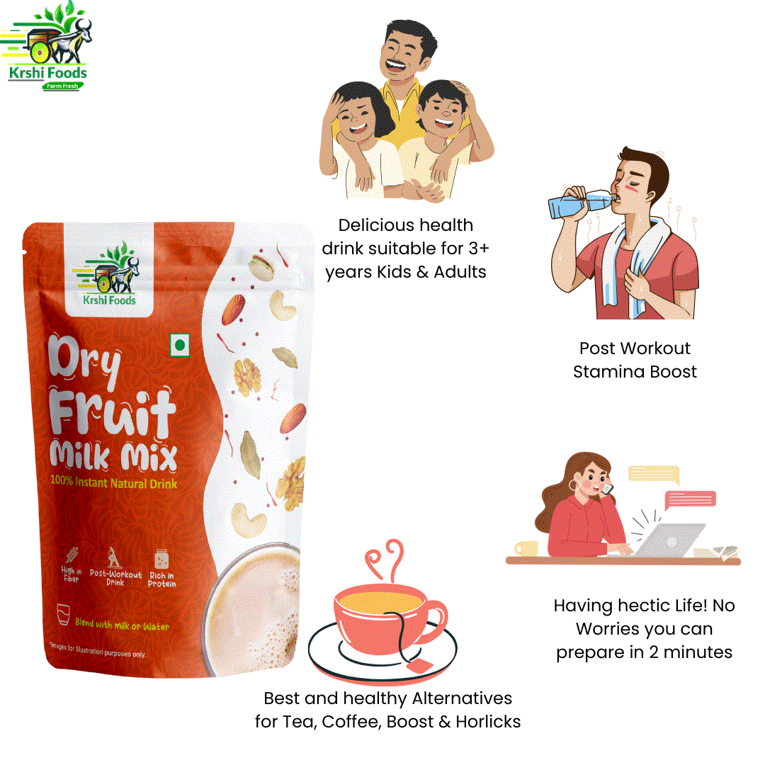 Dry Fruits Milk Mix