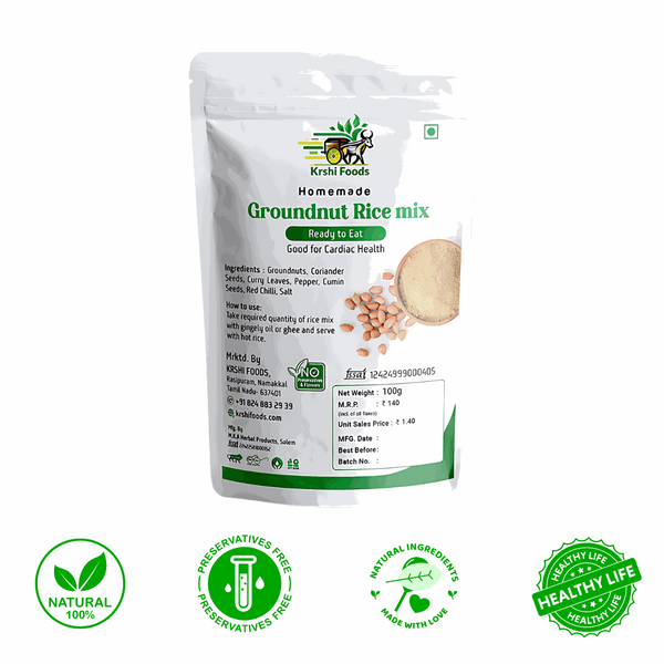 Protein-rich Groundnut Rice Mix Powder - Instant