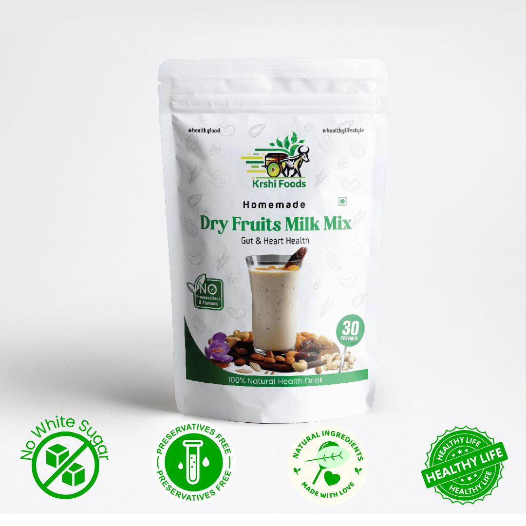 Premium Dry Fruits Milk Mix ( Pumpkin Seeds + Almonds + Cashew) for He