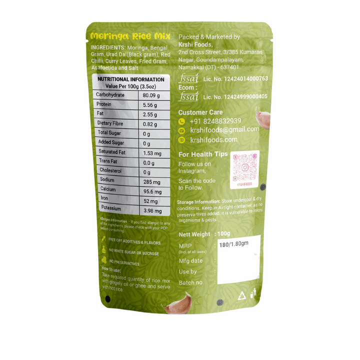 Moringa Rice Mix Powder