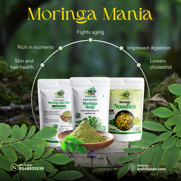 Moringa Mania (Noodles + Soup + Rice Mix)