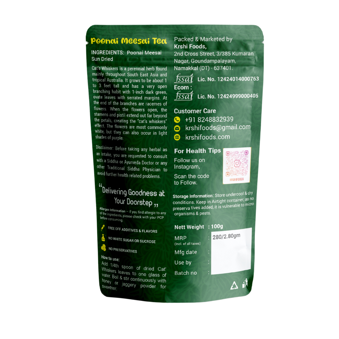 Poonai Meesai Tea – Krshi Foods