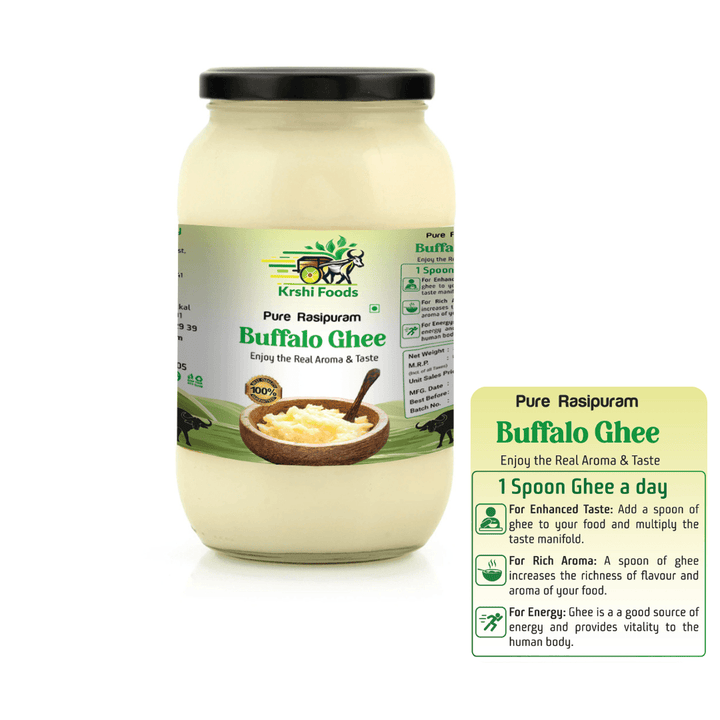 Pure Rasipuram Buffalo Ghee - Krshi Foods