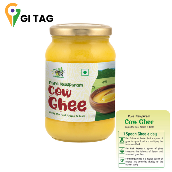 Pure Rasipuram Cow Ghee(GI TAG) - Vedic method