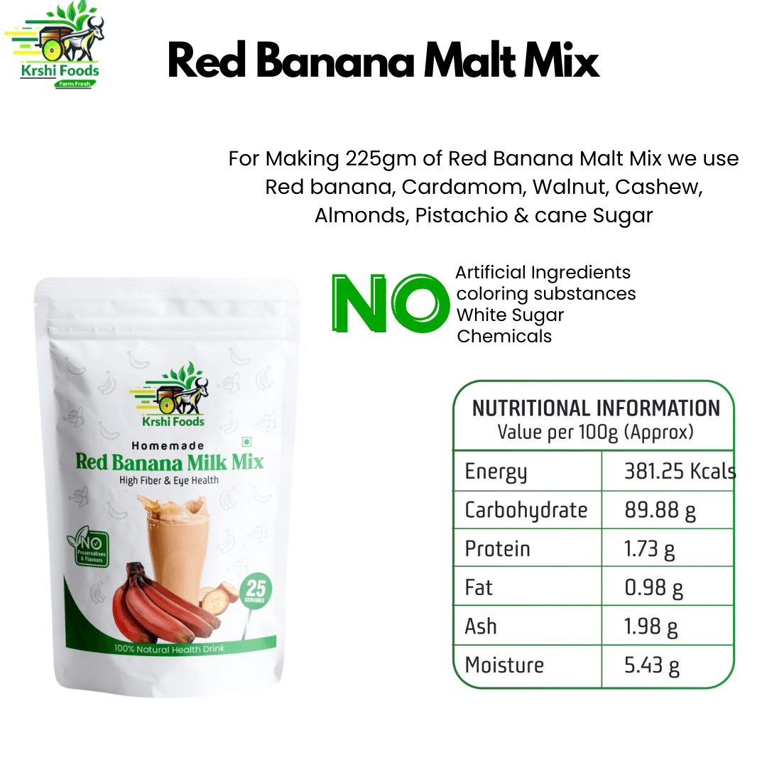 Red Banana Milk mix Information