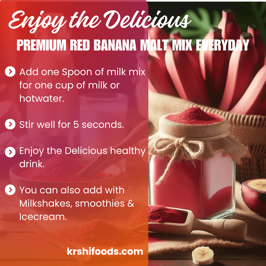 Red Banana Milk mix recepie