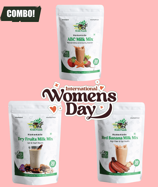 Elevate Your Wellness Journey with Our Exclusive Women's Health Combo - Krshi Foods